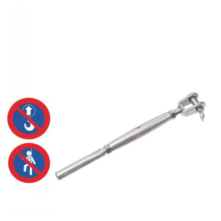 Ridoir à chapes fixes soudées 4 mm - Inox A4 - Petit modèle - ACTON