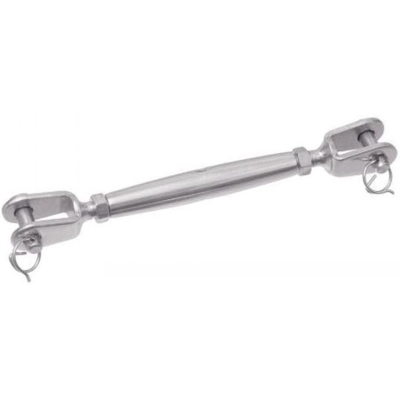 5 Ridoirs à Chapes Fixes Soudées Petit Modèle 8 mm - Inox A4 - D-Work
