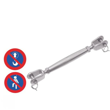 Ridoir à chapes fixes soudées 6 mm - Inox A4 - Petit modèle - ACTON