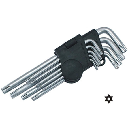 Jeu de Clés Torx Longues T10-T50 - 9 mm - Acier - Précision et Durabilité - Beast