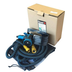 Spirale de Tuyau d’Arrosage 23-30M 1/2-3/4 Expandable 10 Fonctions - Lance Incluse - Or - Beast