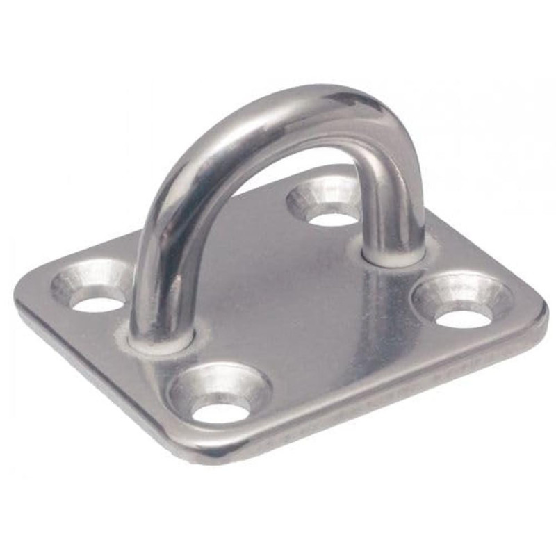 5 Pontets sur platine rectangulaire 6 mm - Inox A2 - Résistants et durables - ACTON