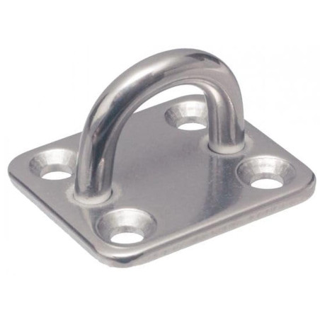 5 Pontets sur platine rectangulaire 6 mm - Inox A2 - Résistants et durables - ACTON