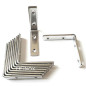 4 Equerres de Fixation L. 46 mm - Inox A2 - D-Work 4 Equerres de Fixation L. 46 mm - Inox A2 - D-Work
