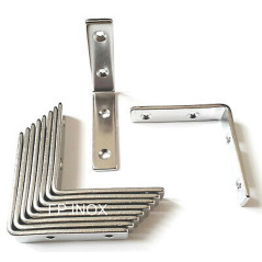 4 Équerres 61 mm - Inox A2 - Résistantes et durables - ACTON
