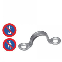 10 Pontets emboutis 45 mm - Inox A2 - Résistants et durables - ACTON
