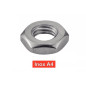 10 Ecrous Bas Hexagonaux M33 mm - DIN 439 - Inox A4 - D-Work 10 Ecrous Bas Hexagonaux M33 mm - DIN 439 - Inox A4 - D-Work