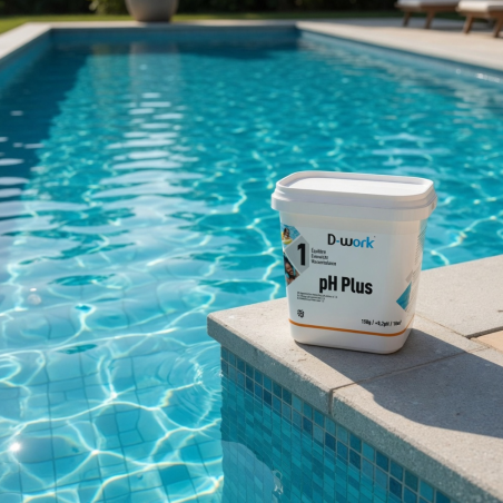PH Plus pour Piscine 20 L - Correction PH Inférieur à 7.2 - D-Work
