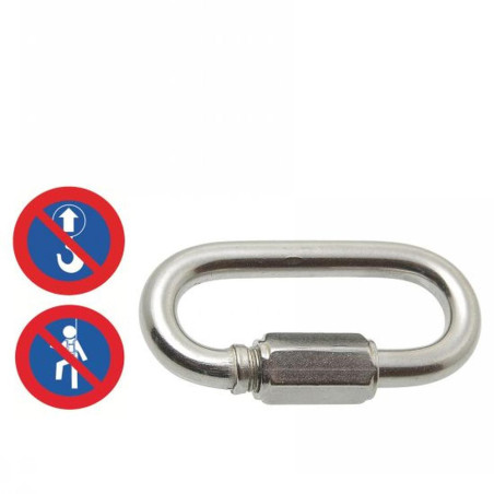 Maillon à visser 12 mm - Inox A4 - Résistant et durable - ACTON