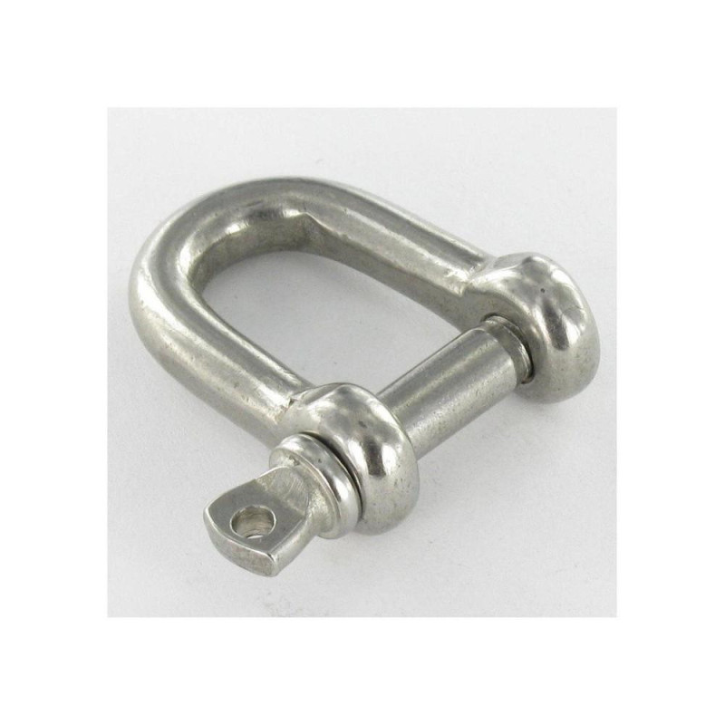 Manille droite forgée 14 mm - Inox A4 - Résistante et durable - ACTON
