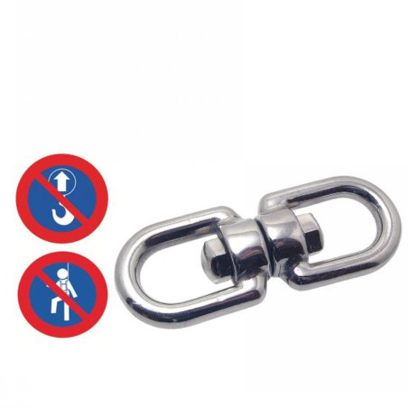1 Emérillon à Anneaux 13 mm - Inox A4 - D-Work