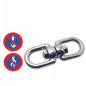 Émerillon à anneaux 16 mm - Inox A4 - Résistant et anticorrosion - ACTON
