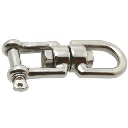 Émerillon à anneau avec manille 16 mm - Inox A4 - Résistant et durable - ACTON