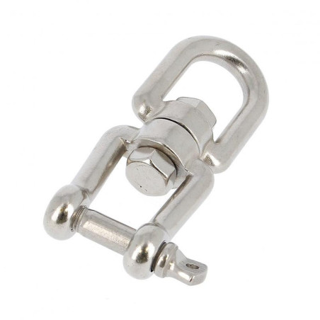 Émerillon à anneau avec manille 19 mm - Inox A4 - Résistant et durable - ACTON