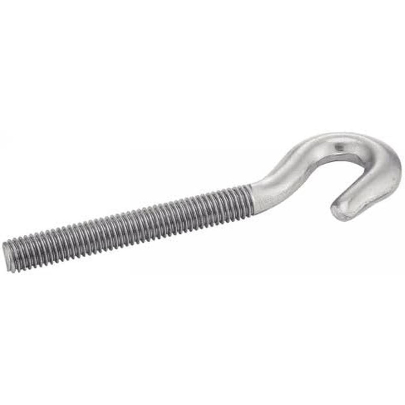 5 Crochets filetés M8x55 mm - Inox A2 - Résistants et durables - ACTON