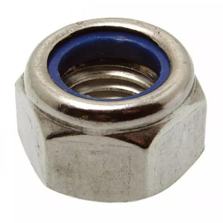 200 Écrous hexagonaux indesserrables M3 - Inox A4, DIN 985 - Résistants et durables - ACTON