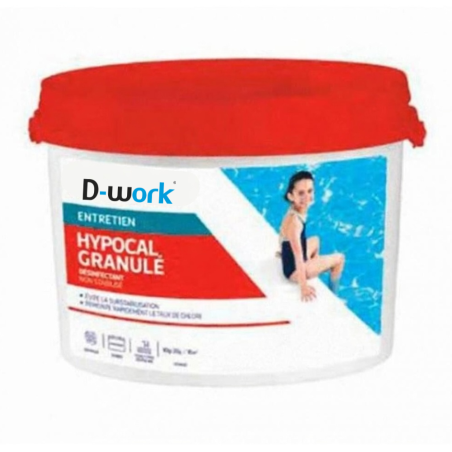 Hypocal Granulé pour Piscine 5 kg - Traitement Chlore et pH - Eau Claire et Saine - ASTRALPOOL