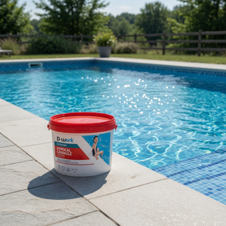 Hypocal Granulé pour Piscine 5 kg - Traitement Chlore et pH - Eau Claire et Saine - ASTRALPOOL
