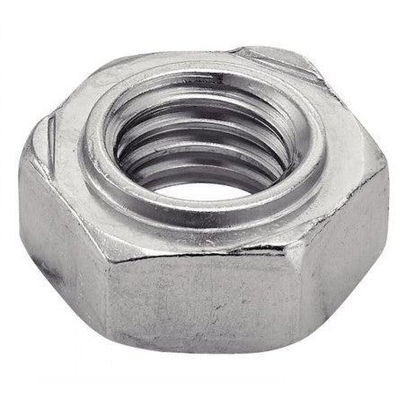 50 Écrous hexagonaux à souder M16 - Inox A2, norme DIN 929 - ACTON