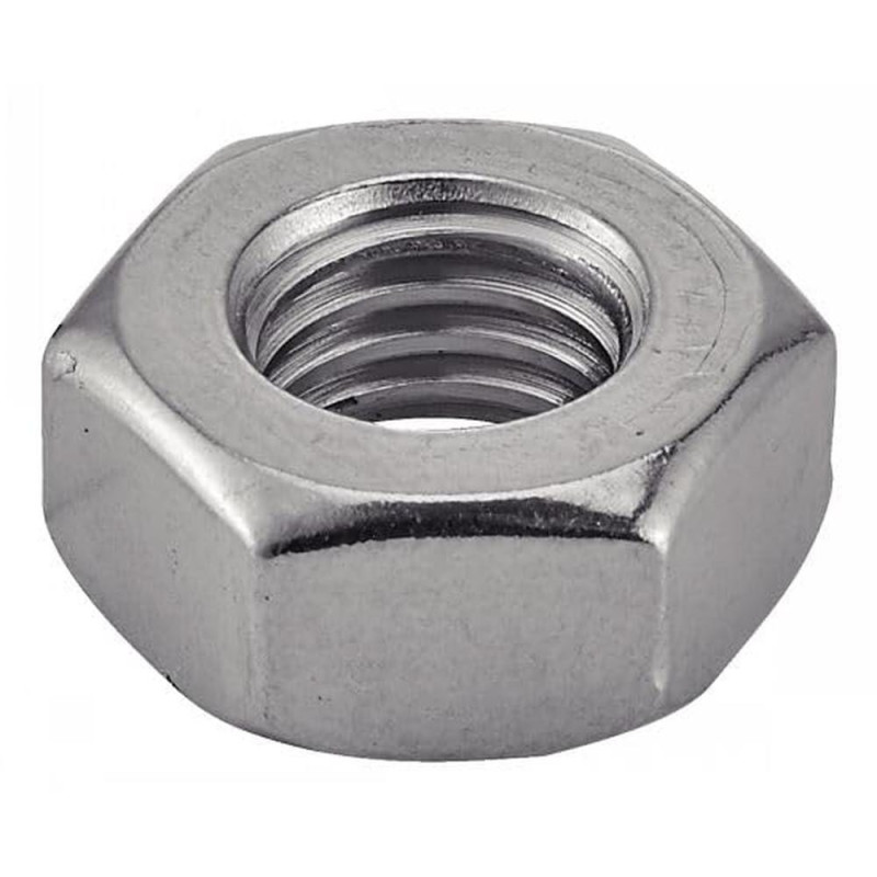 200 Ecrous Hexagonaux M6 mm - DIN 934 - Inox A2 - D-Work 200 Ecrous Hexagonaux M6 mm - DIN 934 - Inox A2 - D-Work