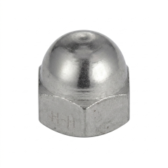 200 Écrous borgnes M4 - Inox A2, norme DIN 1587 - ACTON