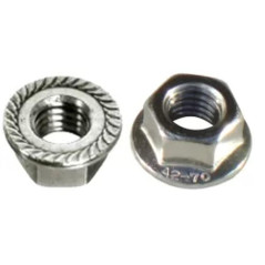 200 Écrous à embase crantée M6 - Inox A2, norme DIN 6923 - Résistants et durables - ACTON