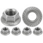 200 Écrous à embase crantée M3 - Inox A2, norme DIN 6923 - Résistants et durables - ACTON