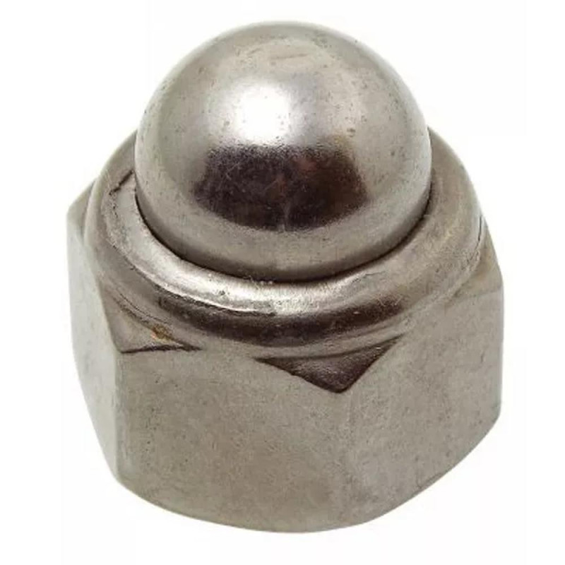 200 Écrous borgnes autofreines M4 - Inox A2, norme DIN 986 - Sécurisés et durables - ACTON