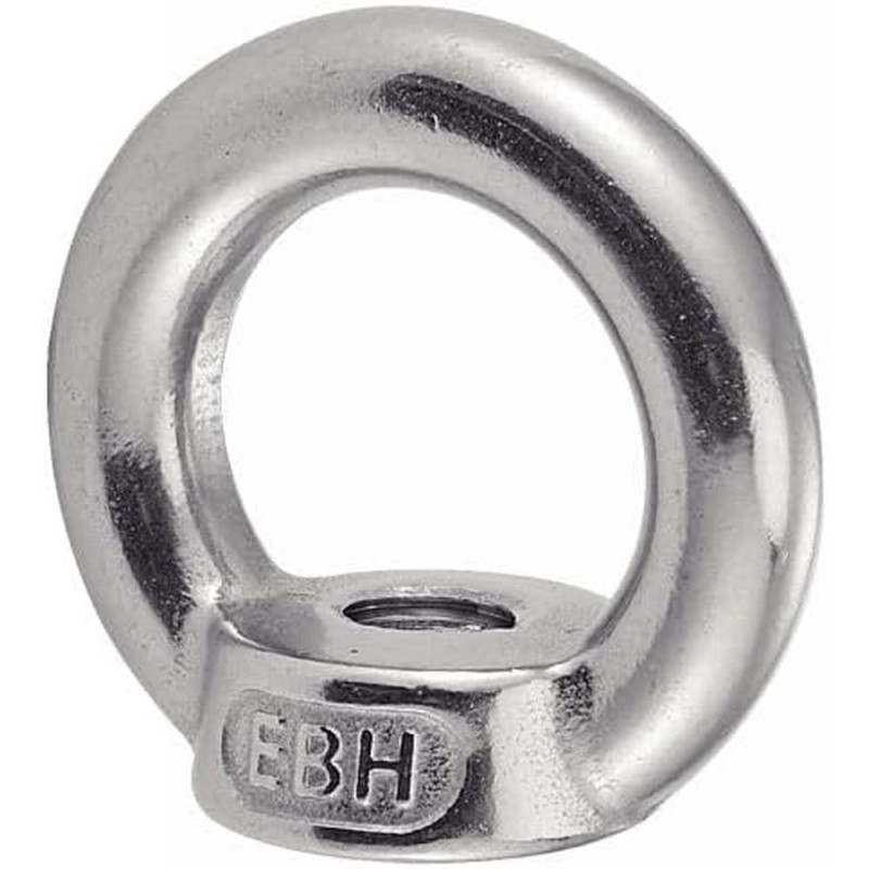 25 Écrous à anneau M8 - Inox A2, norme DIN 582 - Résistants et durables - ACTON