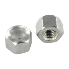 200 Écrous borgnes hexagonaux bas M5 - Inox A2, norme DIN 917 - Résistants et durables - ACTON