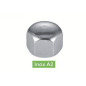 200 Écrous borgnes hexagonaux bas M4 - Inox A2, norme DIN 917 - Résistants et durables - ACTON