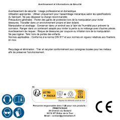 200 Écrous borgnes hexagonaux bas M6 - Inox A2, norme DIN 917 - Résistants et durables - ACTON