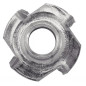 50 Écrous à griffes M8 - Inox A2 - Fixation durable - ACTON