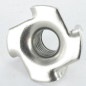 50 Écrous à griffes M6 - Inox A2 - Fixation durable - ACTON