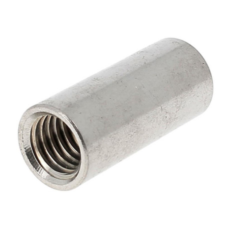 50 Manchons Cylindriques Taraudés M8 mm - Inox A2 - D-Work
