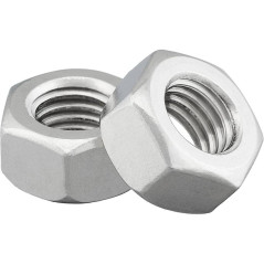 25 Ecrous Hexagonaux M22 mm - DIN 934 - Inox A2 - D-Work