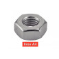500 Ecrous Hexagonaux M1.6 mm - DIN 934 - Inox A2 - D-Work 500 Ecrous Hexagonaux M1.6 mm - DIN 934 - Inox A2 - D-Work