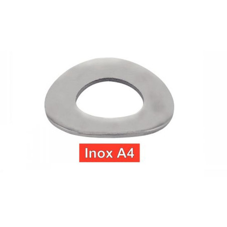200 Rondelles élastiques ondulées 8 mm - Inox A4, norme DIN 137 B - ACTON