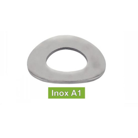 200 Rondelles élastiques cintrées 5 mm - Inox A1, norme DIN 137 A - ACTON
