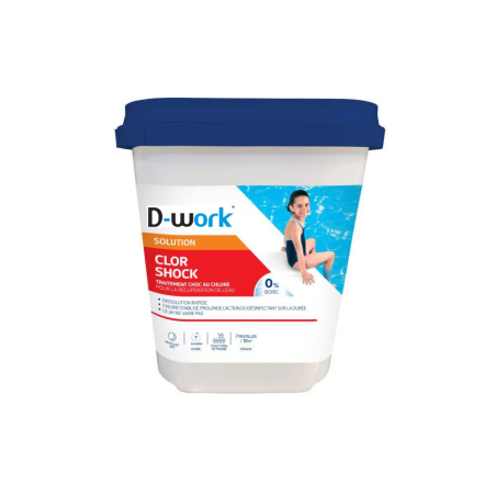 Chlore Choc 5KG 30G 0% Stabilisant - Traitement Piscine Rapide - ASTRALPOOL