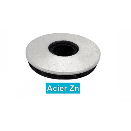500 Rondelles d'Etanchéité avec Joint Epdm 4 - 8 mm - Acier Zn - D-Work