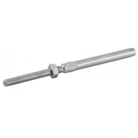 5 Embouts filetés à sertir pas à droite M20 - Inox A4 - Avec écrou - ACTON