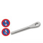 10 Embouts à œil à sertir 4 mm - Inox A4 - Résistants et durables - ACTON