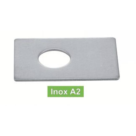 100 Freins d'Ecrous Rectangulaires 12 mm - NFE 25540 - Inox A2 - D-Work