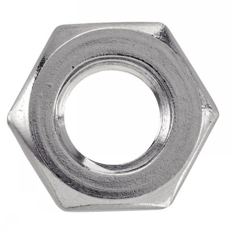 25 Ecrous Bas Hexagonaux M22 mm - DIN 439 - Inox A2 - D-Work