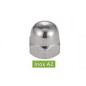 25 Écrous borgnes M20 - Inox A2, norme DIN 1587 - Résistants et durables - ACTON