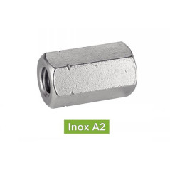 5 Écrous hexagonaux M24 - Inox A2, norme DIN 6334 - Résistants et durables - ACTON