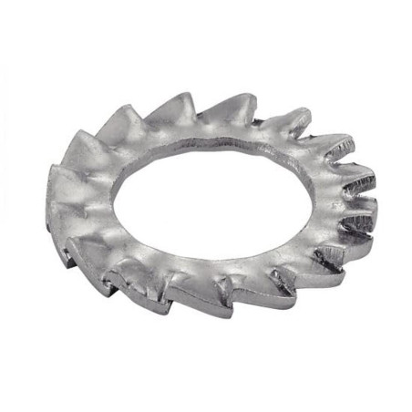 500 Rondelles Éventail 7 mm - Acier Zingué, DIN 6798 A - Fixation sécurisée - ACTON