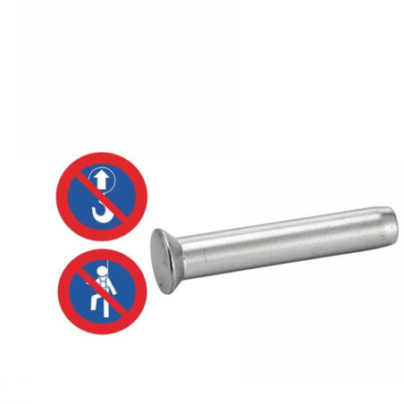 5 Terminaisons Tête Fraisée Plate à Sertir 5 mm - Inox A4 - D-Work