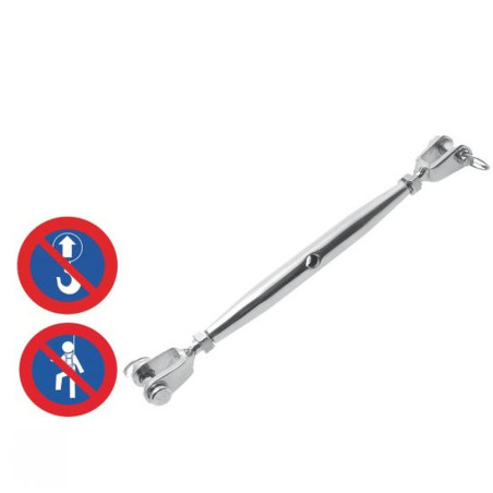 Ridoir à chapes fixes soudées 8 mm - Inox A4 - Résistant et durable - ACTON